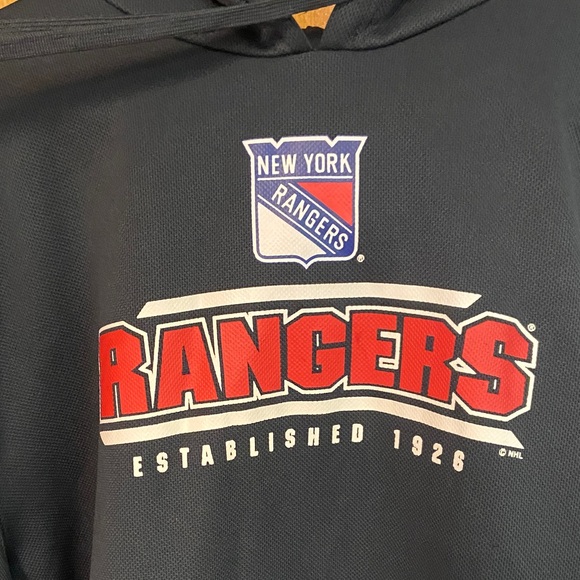 NHL Rangers Black Hoodie Sweater - Picture 2 of 5